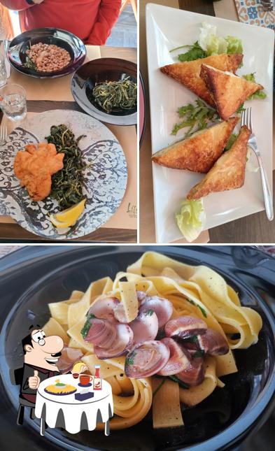 Piatto di formaggi al Osteria Camillo