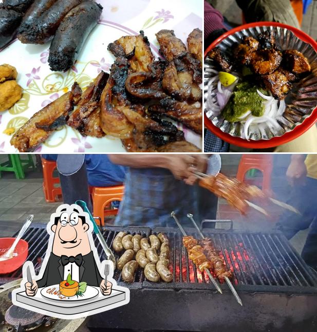 Food at Porkey’s barbeque and Grill