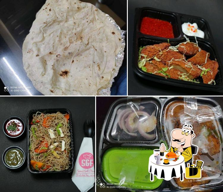 Food at SGF SPICE GRILL FLAME