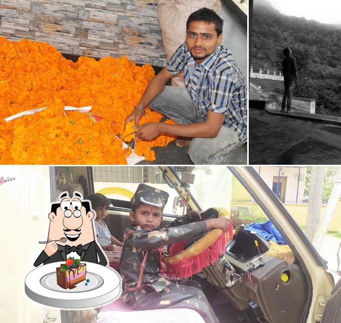 Chocolate cake at Vinay Coffee Bar