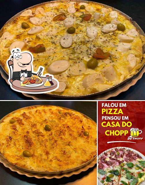 Peça pizza no Casa do Chopp Restaurante e Pizzaria