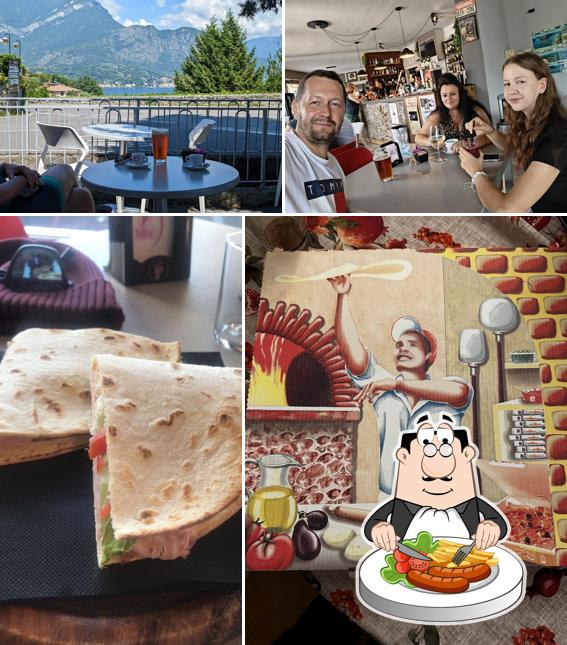 La immagine di cibo e interni da Al Corner Bar