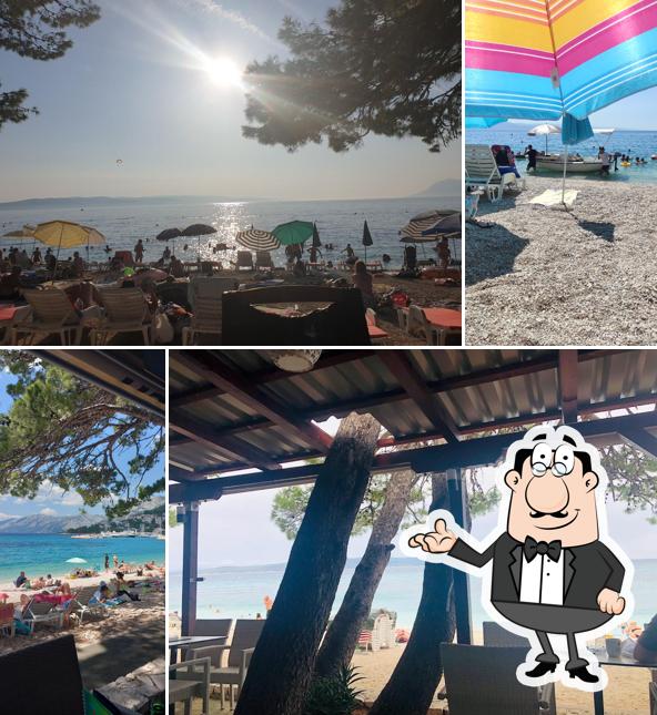 Gli interni di Beach Bar Strong