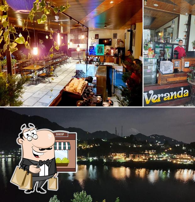 The exterior of Cafe Veranda Bhimtal