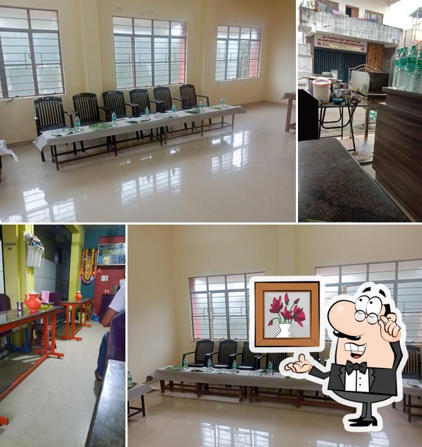 The interior of Chowdeshwari Mess