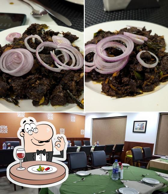 The restaurant's food and interior