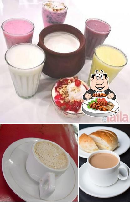 Among different things one can find food and beverage at Shan E Mohammadi Restaurant(SAYYED LASSI)