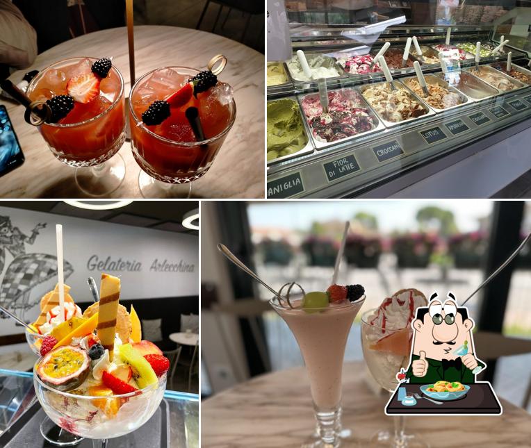 Platti al Gelateria Arlecchina