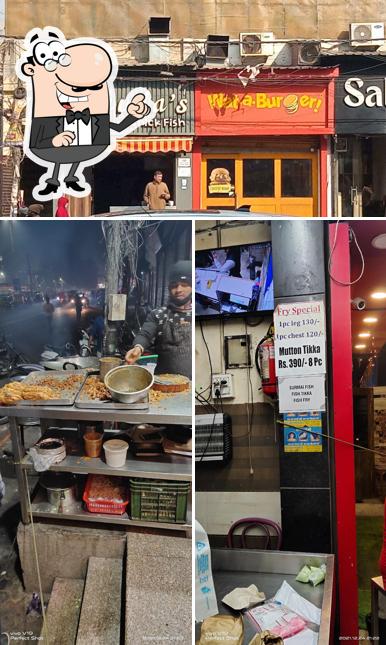 The interior of Chawla's chick fish