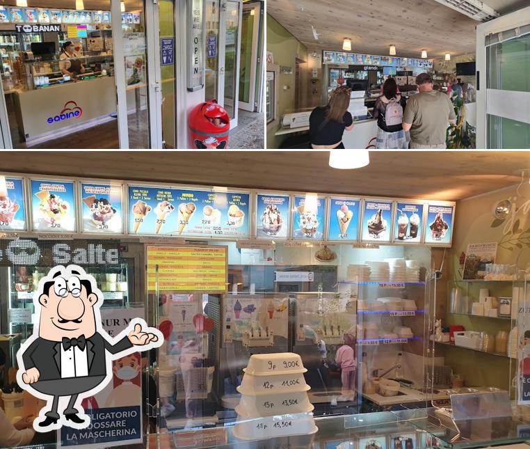 Dai un'occhiata agli interni di Eisdiele Sabine Gelateria