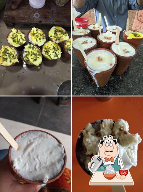 Deenanath Lassi and lunch Centre offers a variety of sweet dishes