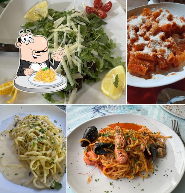 Spaghetti alla carbonara al L'AIRONE Pizzeria Trattoria