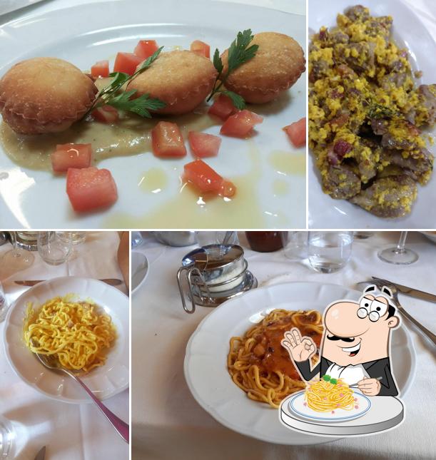 Spaghetti alla carbonara al Ristorante La Rupe