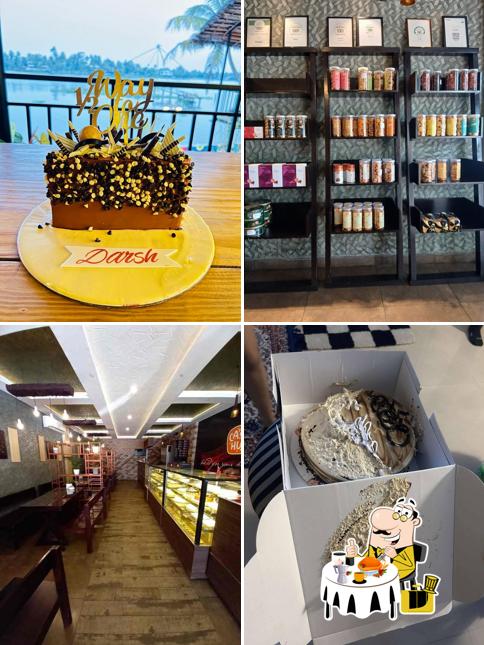 Food at Cake Hut atlantis jn thevara