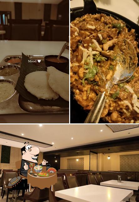 The photo of food and interior at Hotel Vijaya Amrutha