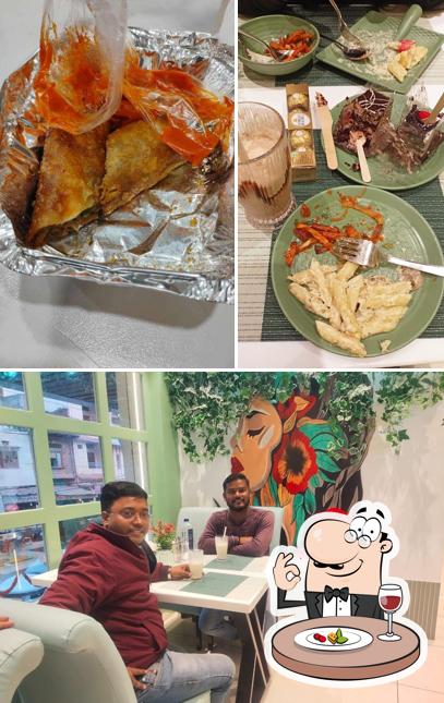 Check out the picture showing food and beverage at The Jaunpur Restaurant
