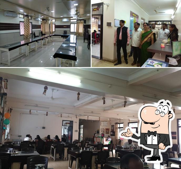 The interior of Hotel Samrudh