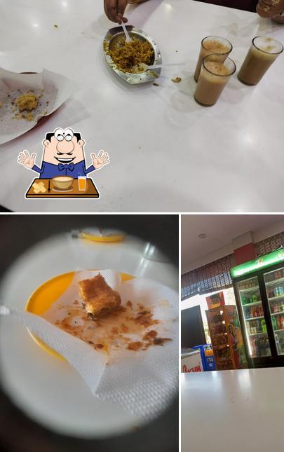 Food at Sri Krishna bakes & sweets