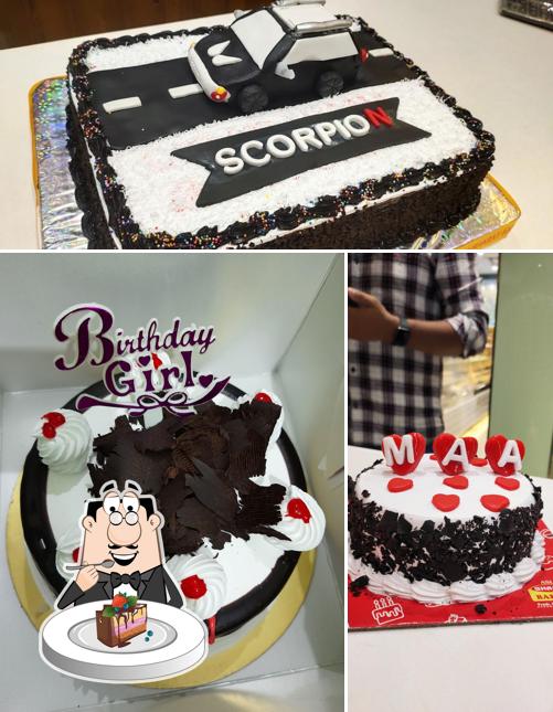 Chocolate cake at Asli Bharat Bakery