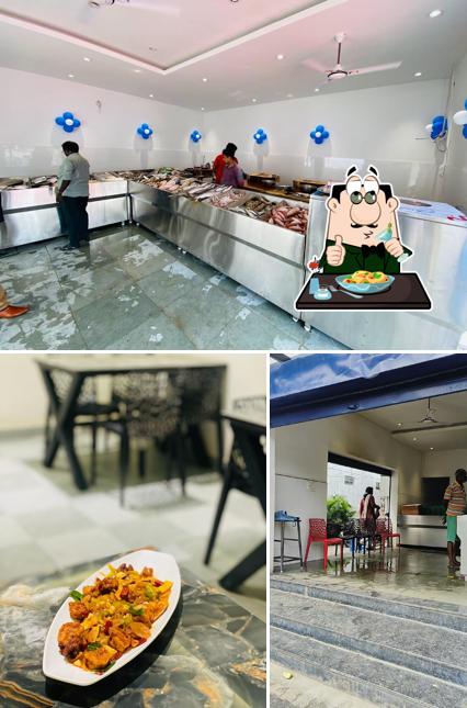 Among different things one can find food and interior at Josh Sea Food & Restaurant