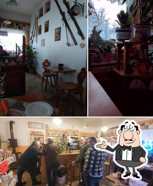 Siediti a un tavolo di Bar Trattoria Genziana