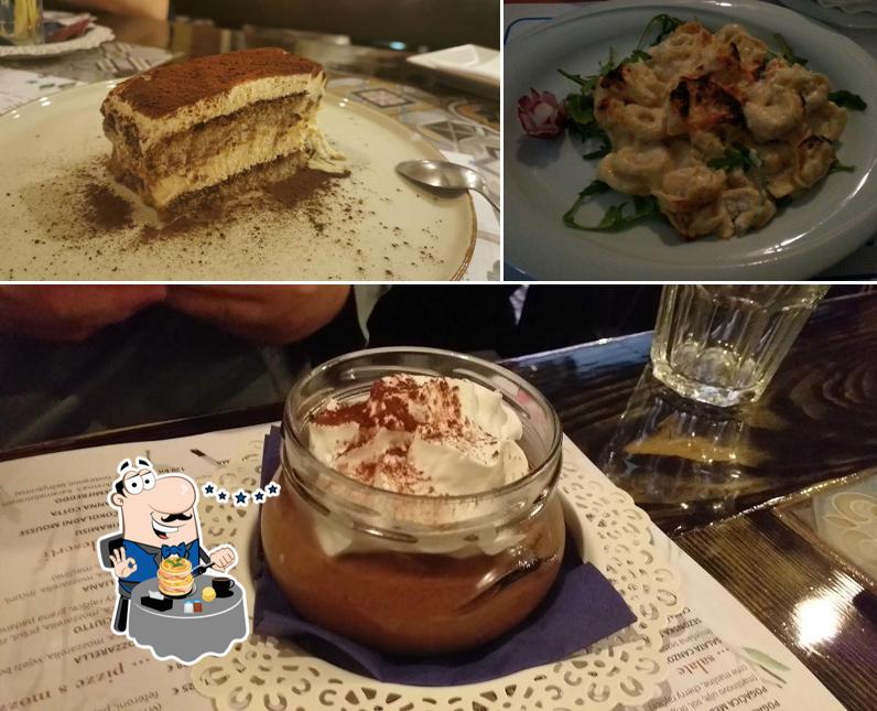 Mousse al cioccolato al Canzona - Trattoria