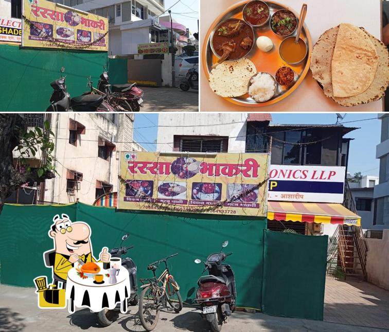 Check out the picture displaying food and exterior at Rassa Bhakri