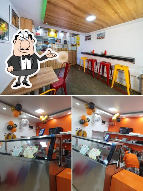 The interior of Wah! Puchka- Behala