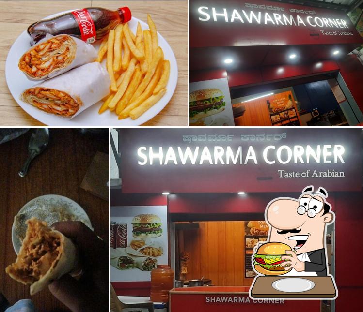 Get a burger at SHAWARMA CORNER