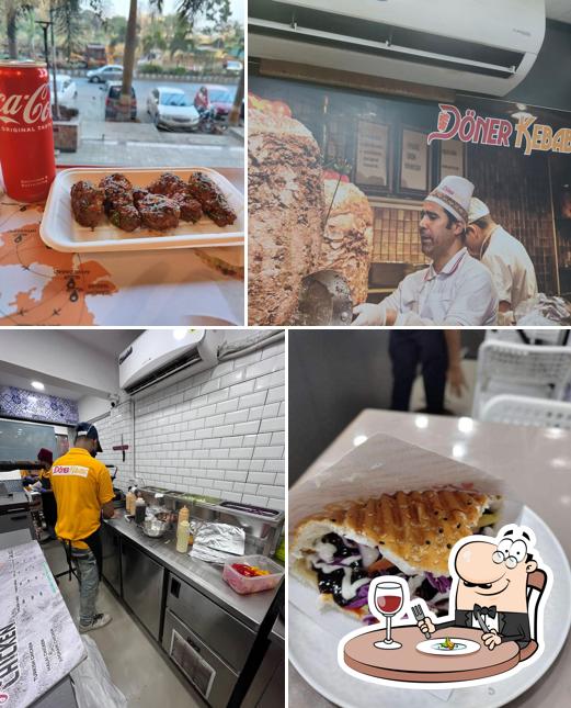 Food at Döner Kebabi