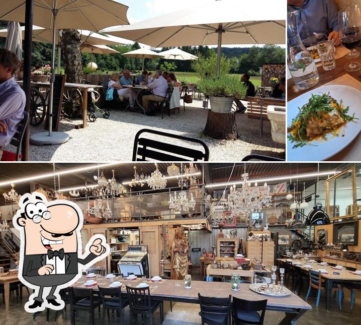 Restaurant Rosstall Mehr Raum für Genuss si caratterizza per la interni e bevanda