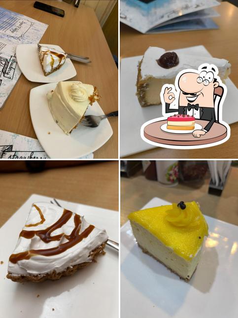 Cheesecake at The Sakley's Restaurant & Pastry Shop