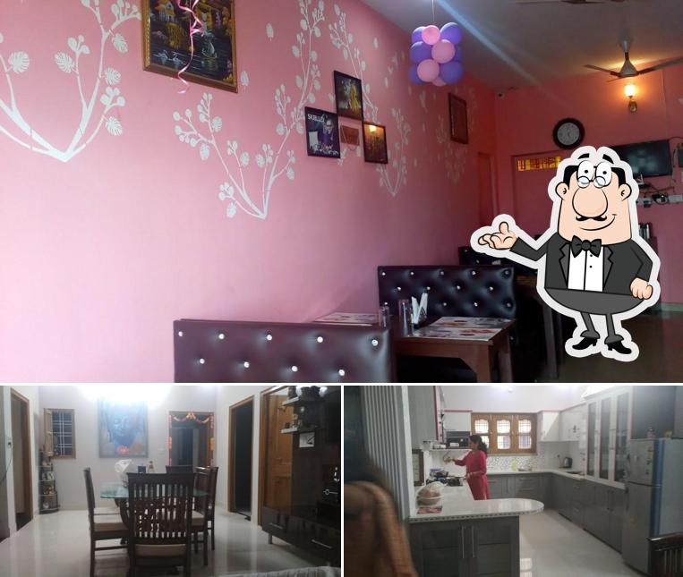 The interior of Aarna Restaurant