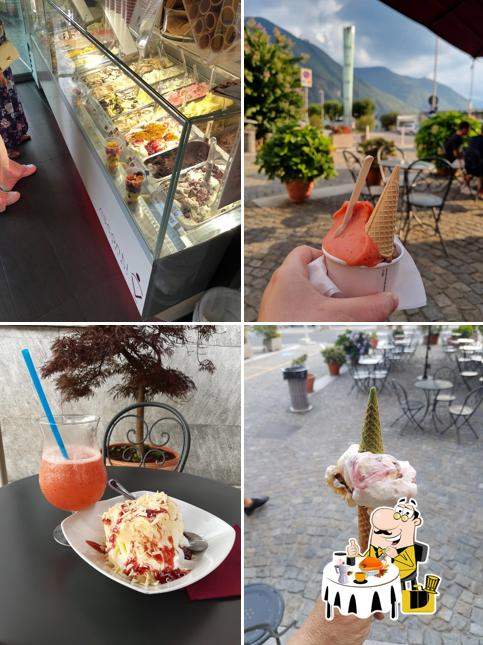 Cibo al Gelateria Visconti