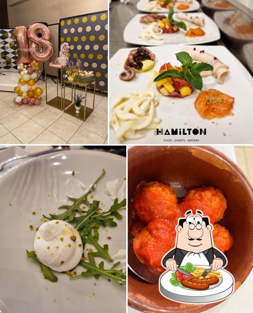 Cibo al Hamilton ristorante per feste, compleanni ed eventi