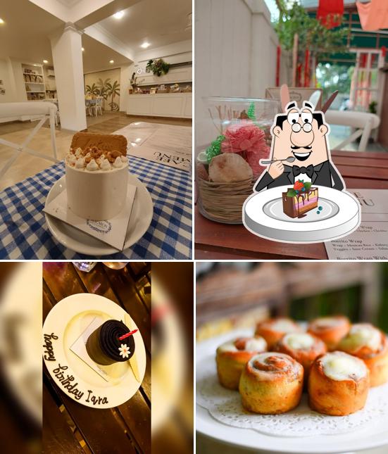 Chocolate cake at Macaron Patisserie