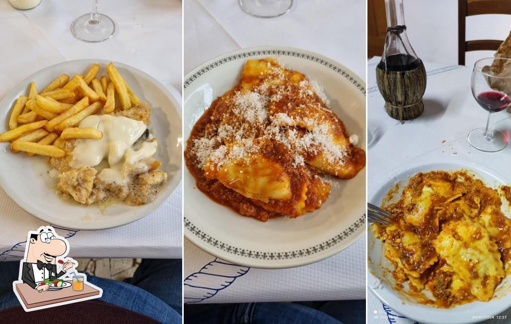 Cibo al Ristorante Gamba