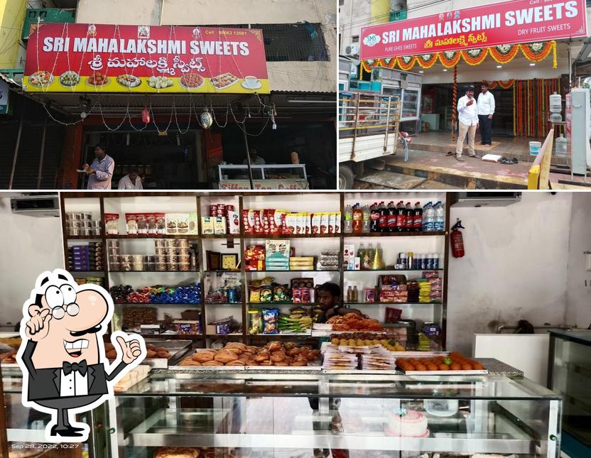 The interior of Sri Mahalakshmi Sweets&bakery