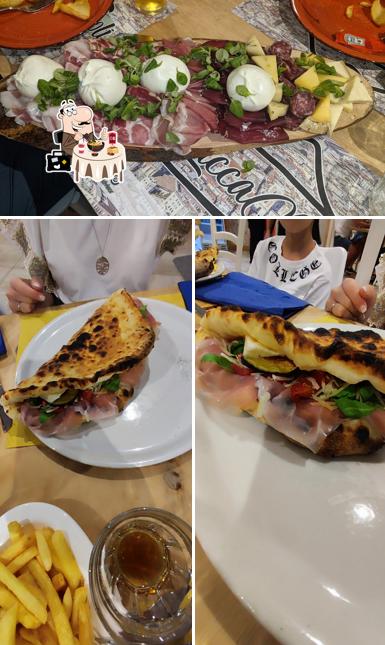 Platti al Pizzeria Spaccanapoli Torre Santa Sabina