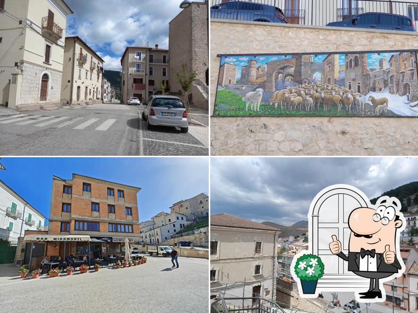 Goditi la vista dagli esterni di Hotel - Bar - Ristorante Miramonti