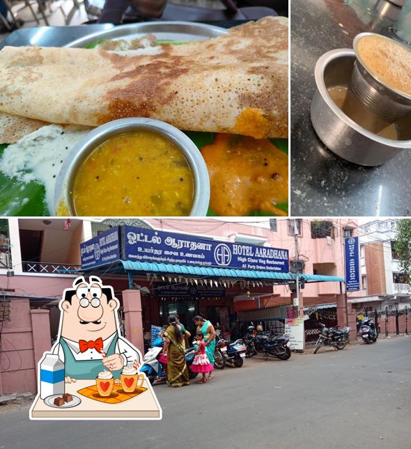 Enjoy a beverage at Hotel Aradhana