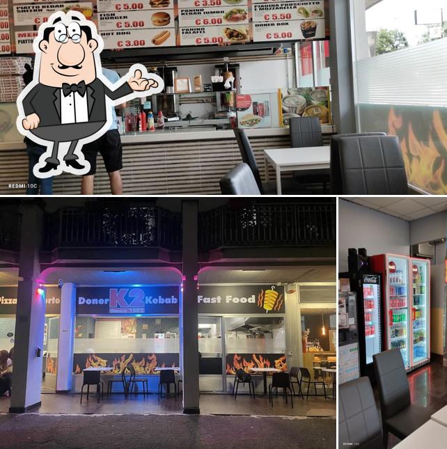 Dai un'occhiata agli interni di Kebab K2 Pizzeria Since 1983