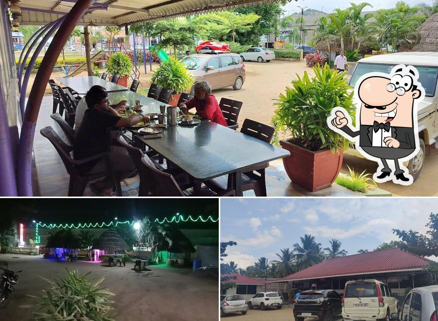 Enjoy the view at the outside area of Vaari keda virunthu Hotel veg and Non veg