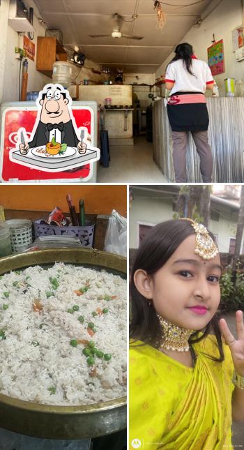 Take a look at the image showing food and interior at Have More