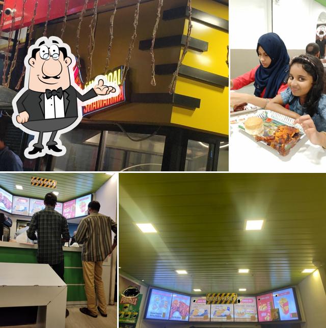 Check out how Al Baike Broasted Chicken looks inside