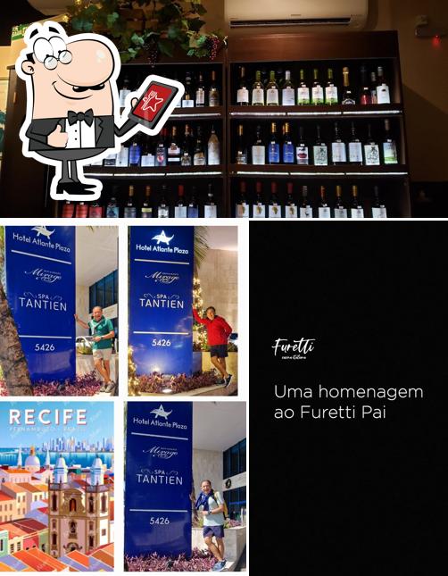 A ilustração da exterior e interior no Furetti Cucina ZS