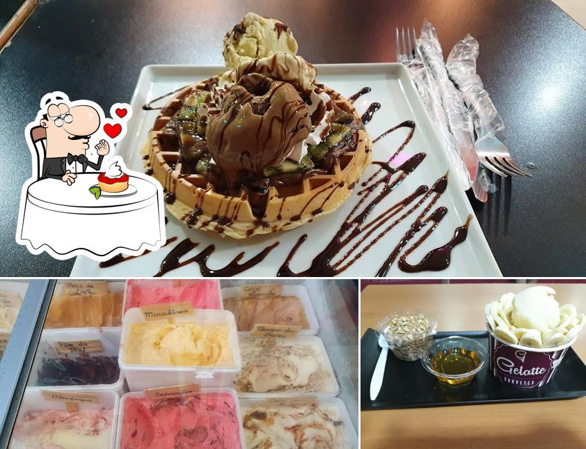 Gelatte Sorvetes provê uma seleção de pratos doces