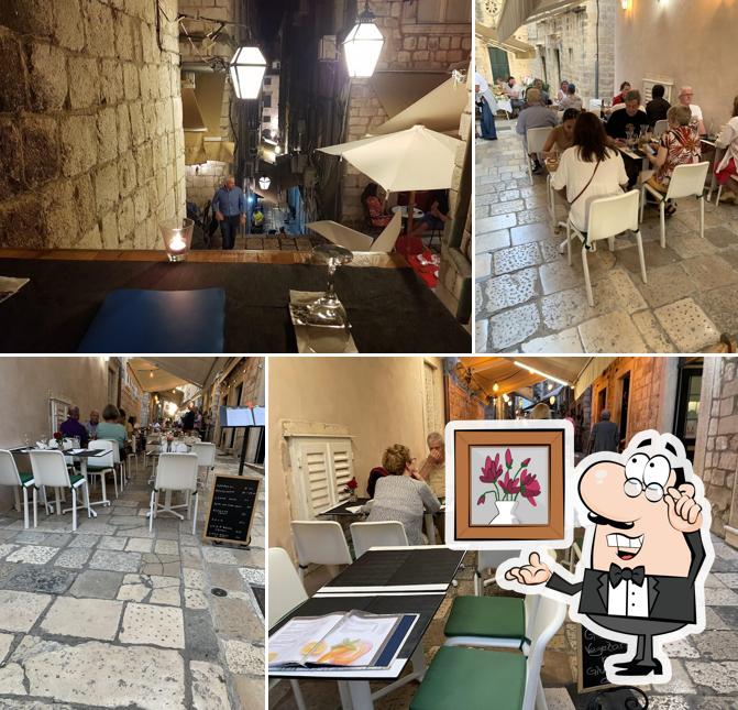 Gli interni di Konoba Sciabecco