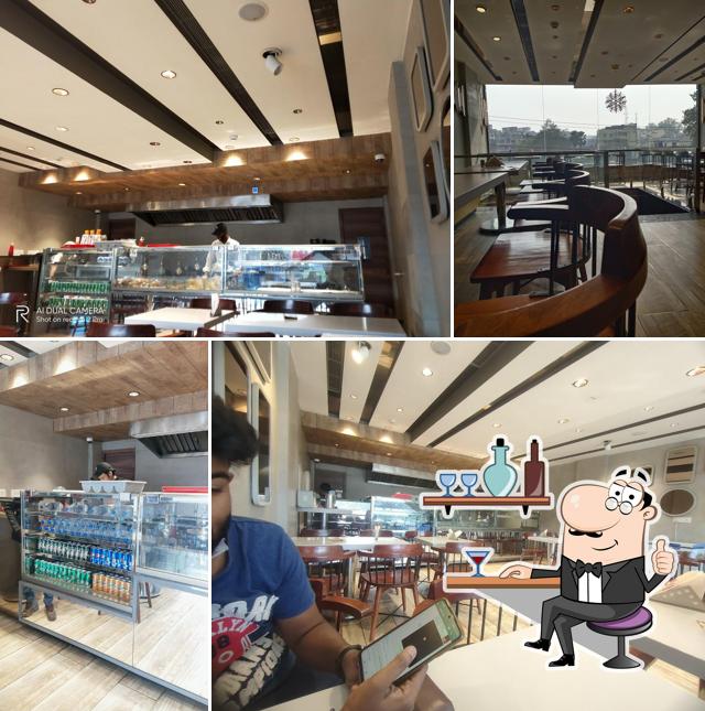 The interior of Madhulika Sweets and Savouries, Memco More
