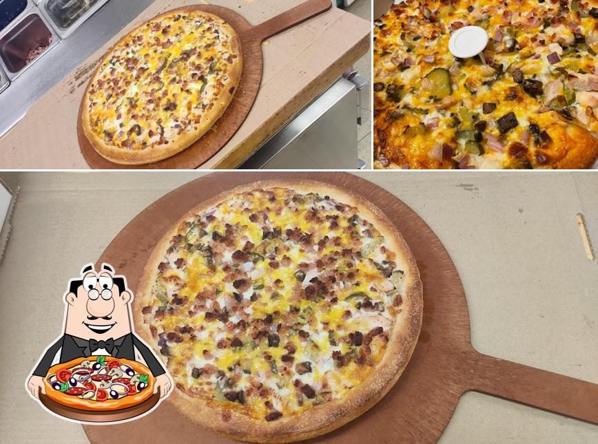 A Checkers Pizza, vous pouvez commander des pizzas